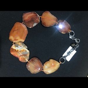 Precious stone necklace